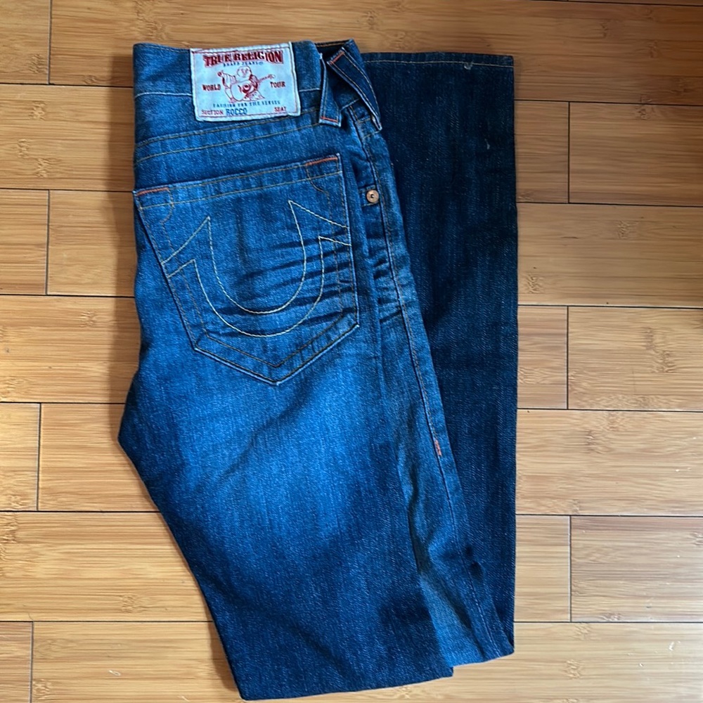 True Religion rocco Women's Mid-Rise Super-Skinny Jeans